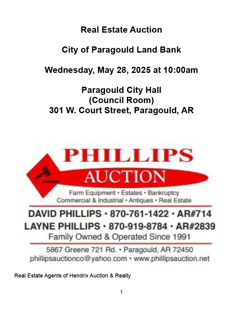 Paragould Land Bank Auction Image